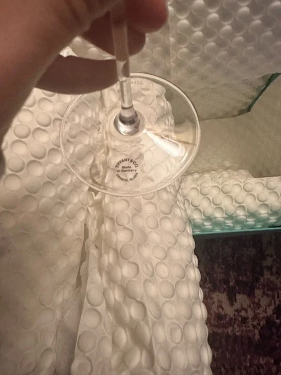 Tiffany & Co. Crystal Glass Essential Champagne Stems x2 - Picture 5 of 6